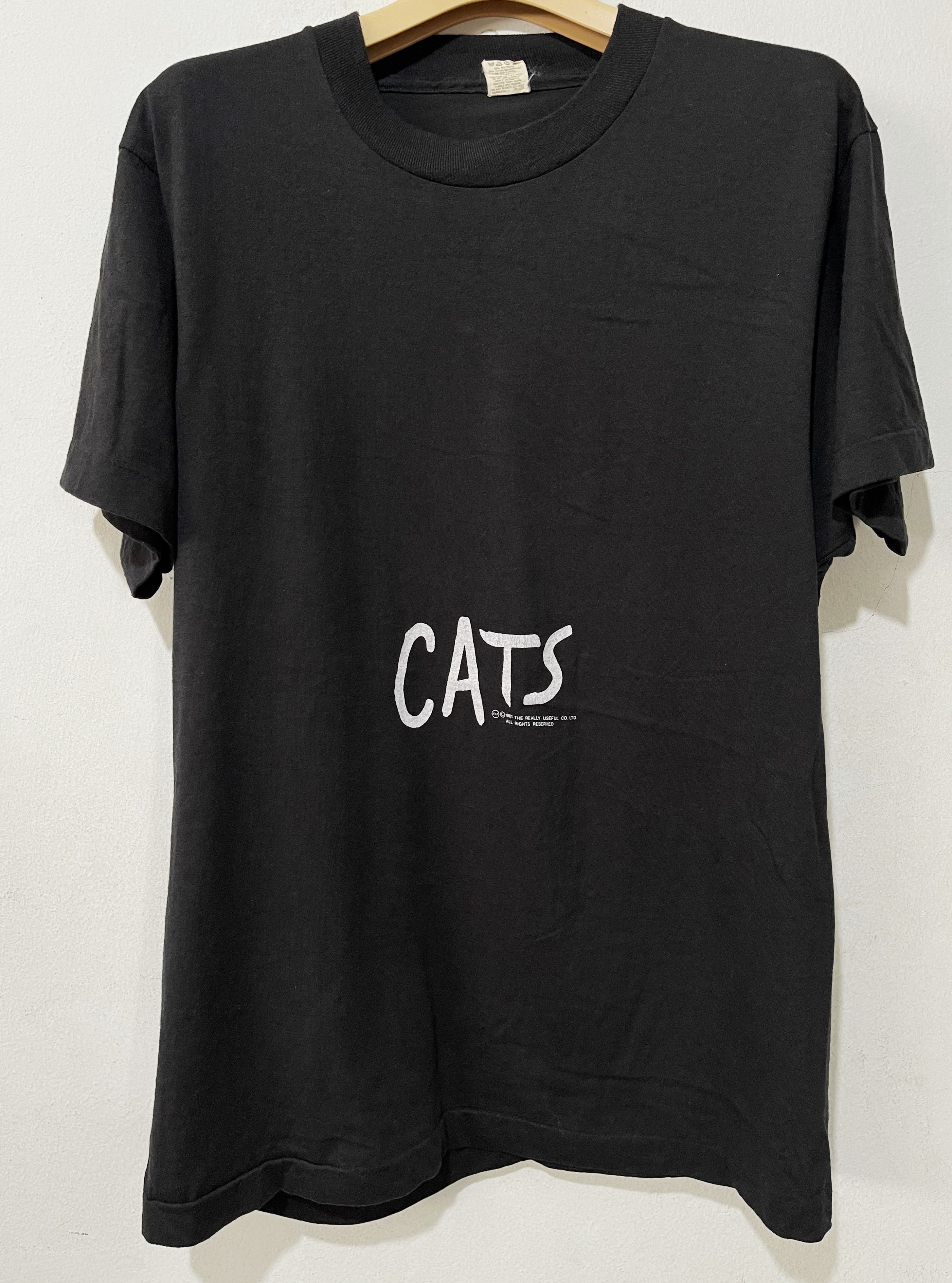 Band Tees × Vintage Vintage 80s Cats Shirt Size US M / EU 48-50 / 2 - 3 Thumbnail