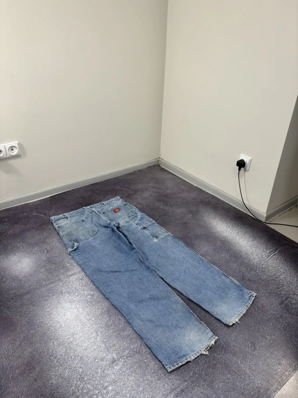 Dickies × Vintage Vintage Dickies Faded Washed Blue Denim Hype Baggy Jeans Size US 38 / EU 54 - 3 Thumbnail