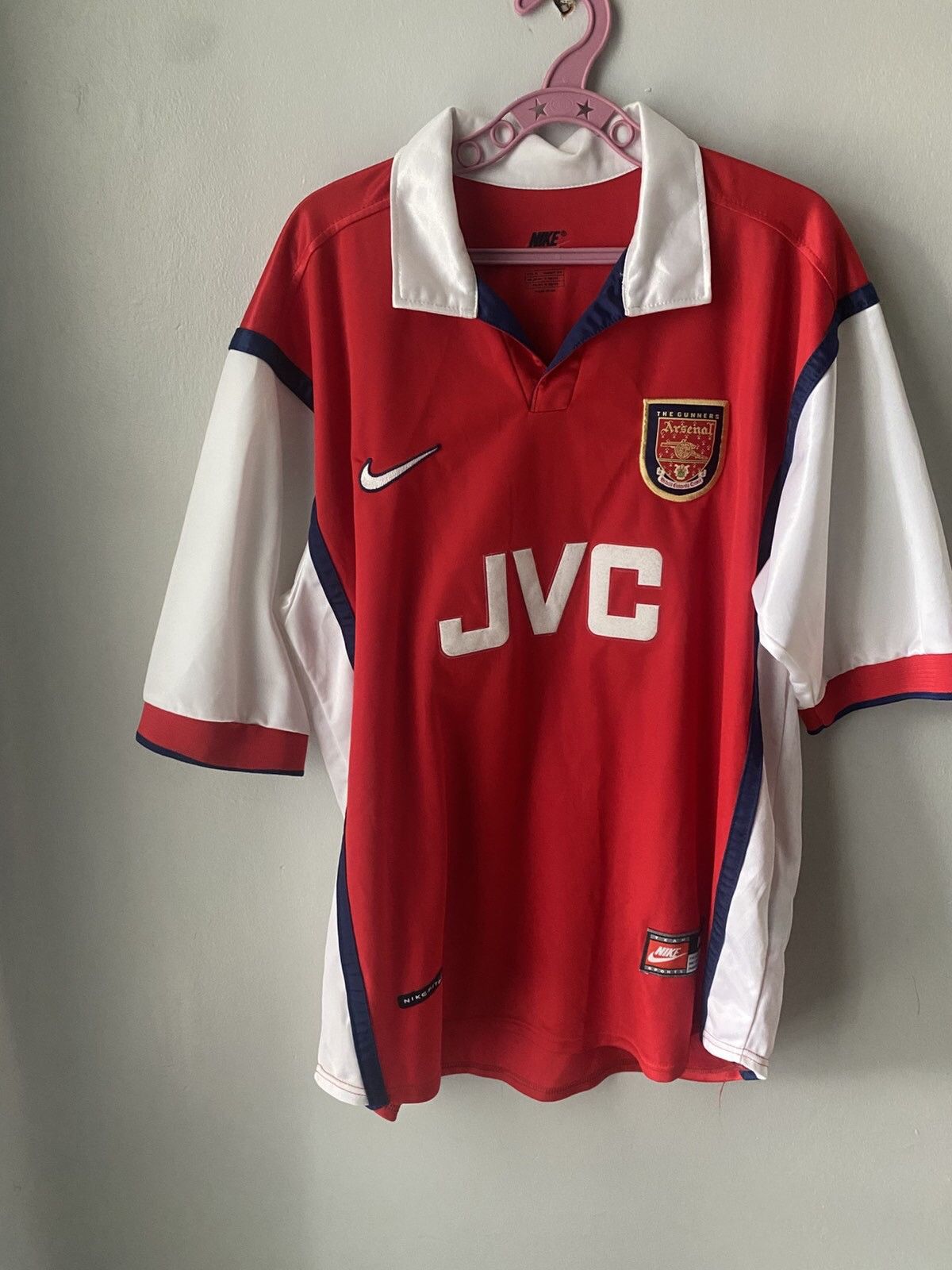 Nike Soccer jersey Arsenal London 1998 Bergkamp vintage Nike Size US M / EU 48-50 / 2 - 1 Thumbnail