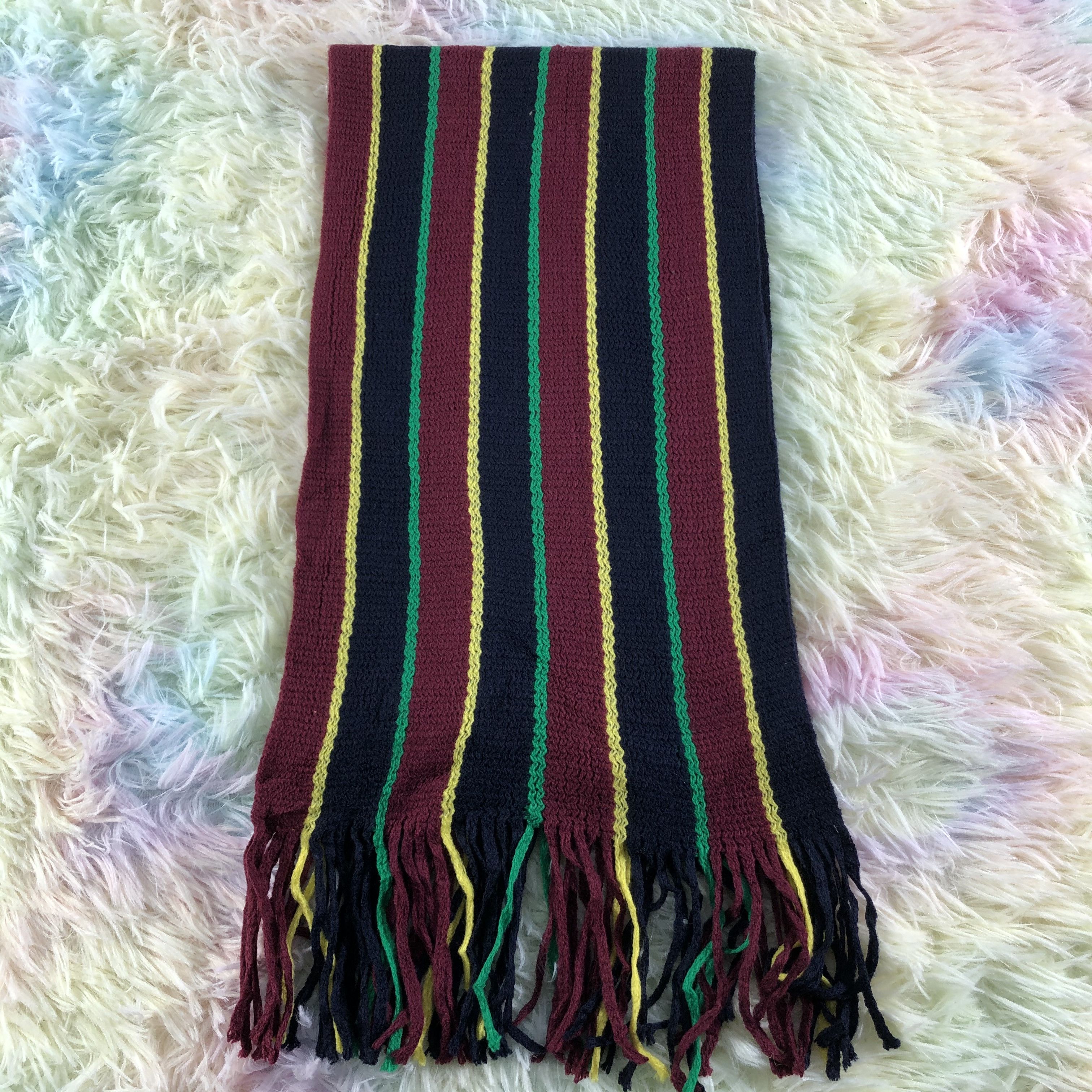 Katharine Hamnett London × Vintage Hamnett Scarf / Muffler / Neckwear - KM396 Size ONE SIZE - 2 Thumbnail