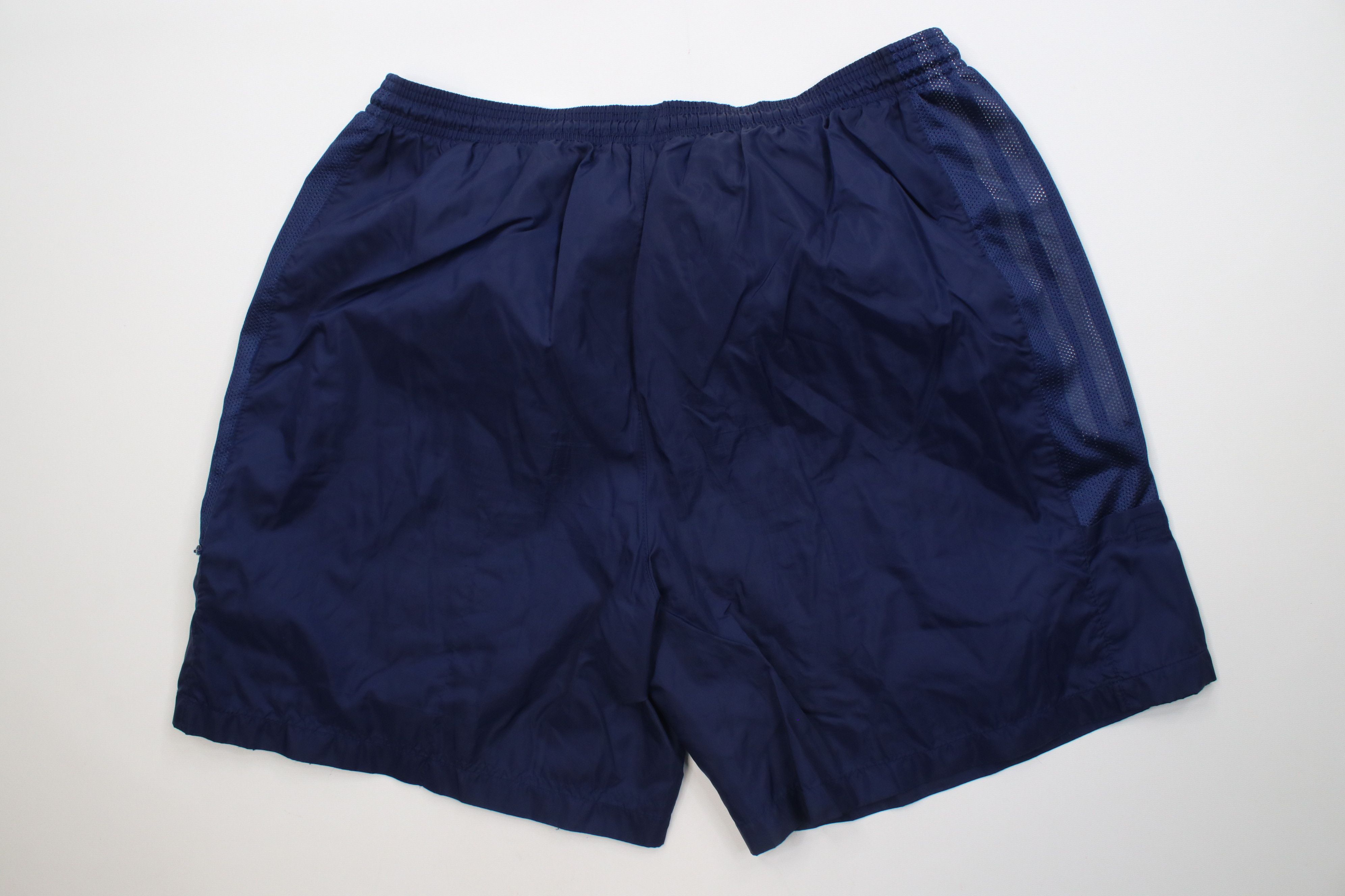 Adidas Vintage Y2K 2001 Adidas Lined Running Soccer Shorts Blue Size US 34 / EU 50 - 11 Thumbnail