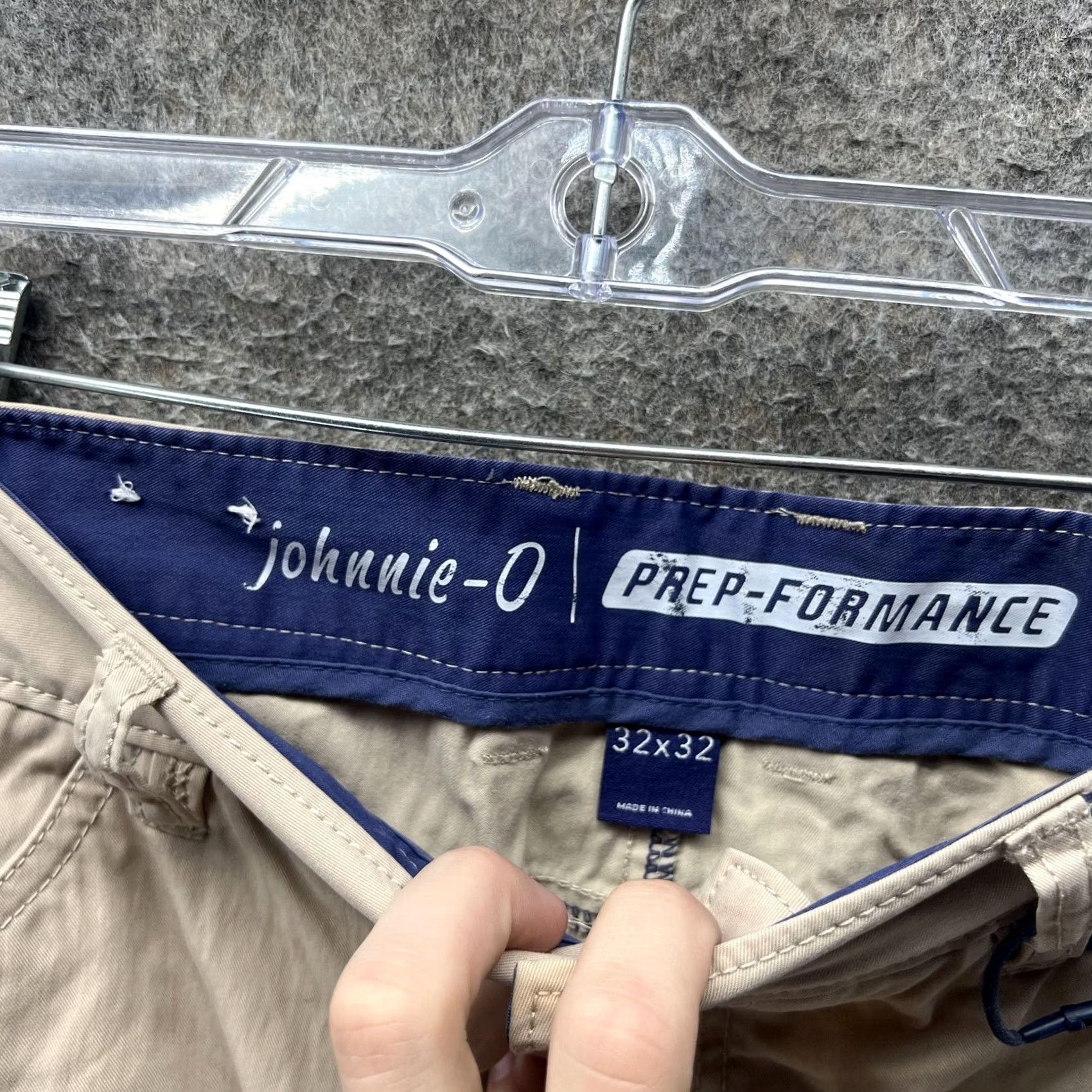 johnnie-O johnnie-O Pants Mens 32x32 Khaki Prep-Formance Stretch Golf Casual Chino Size US 32 / EU 48 - 6 Thumbnail