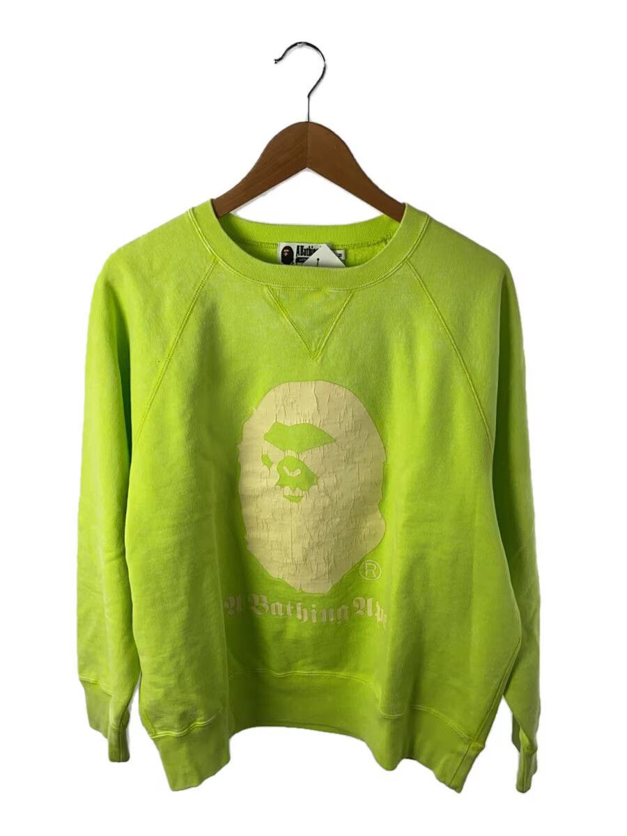 Bape A Bathing Ape Cotton Sweatshirt Green Size US M / EU 48-50 / 2 - 1 Thumbnail