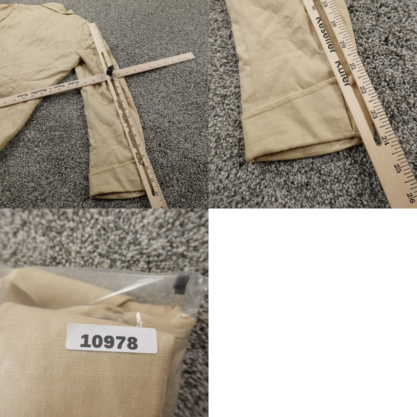Ralph Lauren Ralph Lauren Jacket Womens 6 Beige Linen Button Blazer Overcoat Blazer overcoat Blazer over coat Size M / US 6-8 / IT 42-44 - 8 Thumbnail
