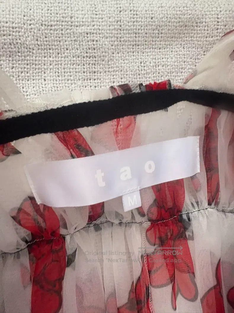 Comme des Garcons Comme Des Garcons Red vintage floral dress Size M / US 6-8 / IT 42-44 - 3 Thumbnail