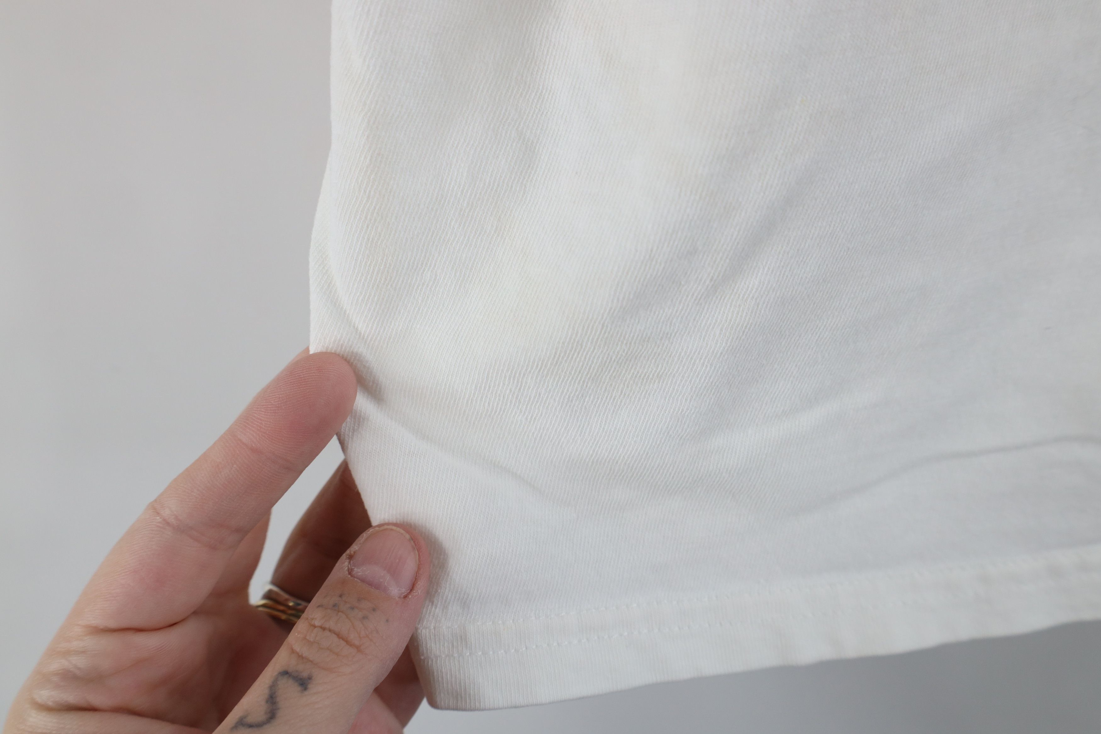 Nike × Vintage Vintage 90s Y2K Nike Scott Center Swoosh T-Shirt White Size S / US 4 / IT 40 - 10 Thumbnail