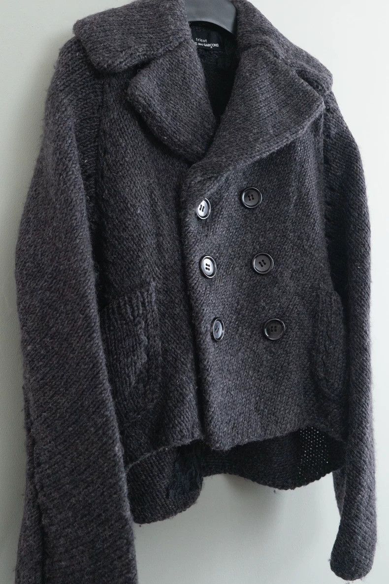 Comme des Garcons Comme des Garcons Lapel double-breasted cardigan wool swea Size M / US 6-8 / IT 42-44 - 2 Thumbnail