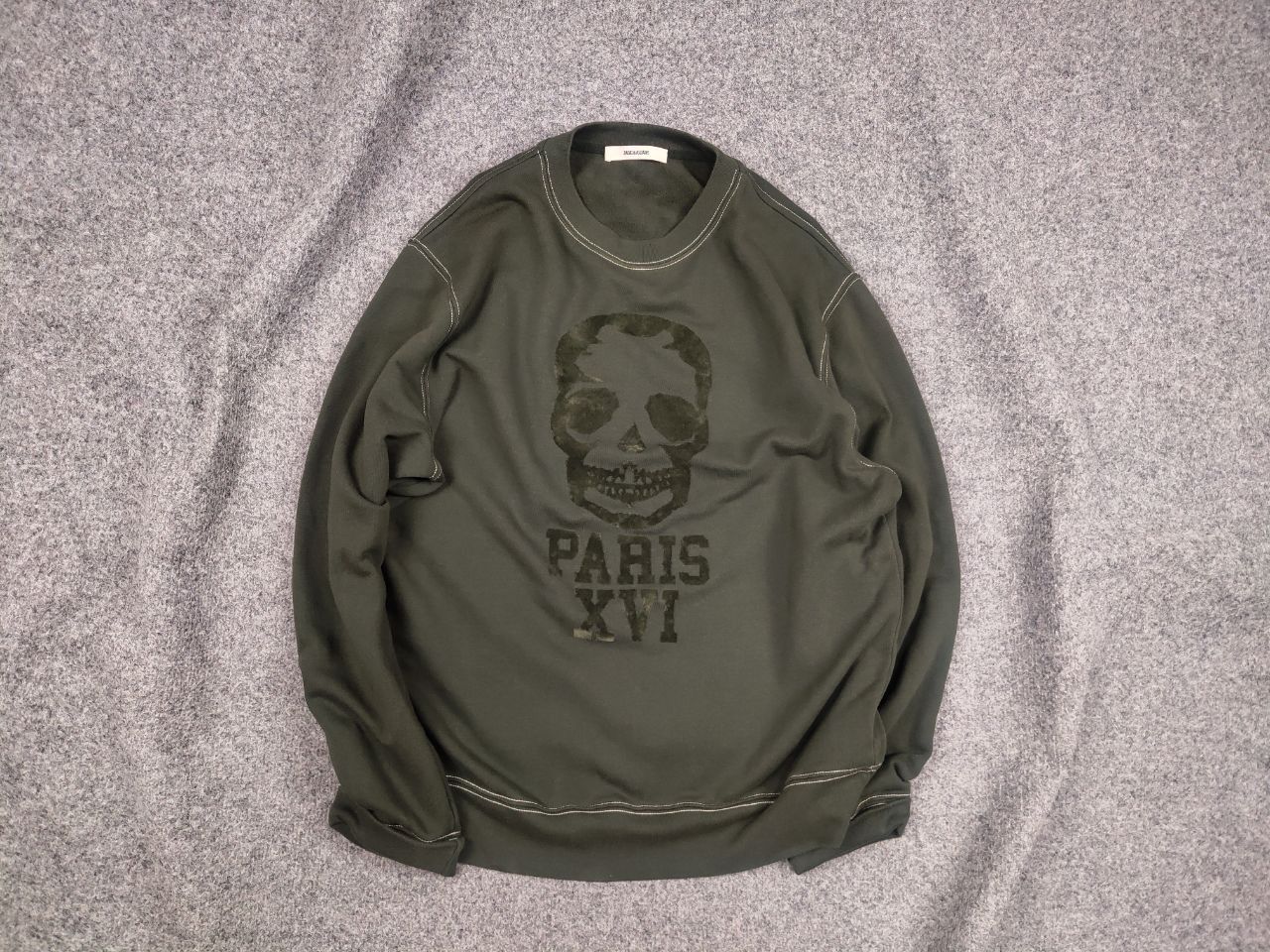 Zadig & Voltaire Zadig & Voltaire Design simba skull Logo Khaki Sweatshirt Size US M / EU 48-50 / 2 - 1 Thumbnail