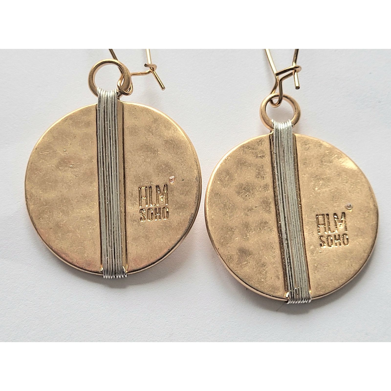 Robert Lee Morris Robert Lee Morris RLM Soho Collection: Hammered Disc Drops Size ONE SIZE - 7 Thumbnail