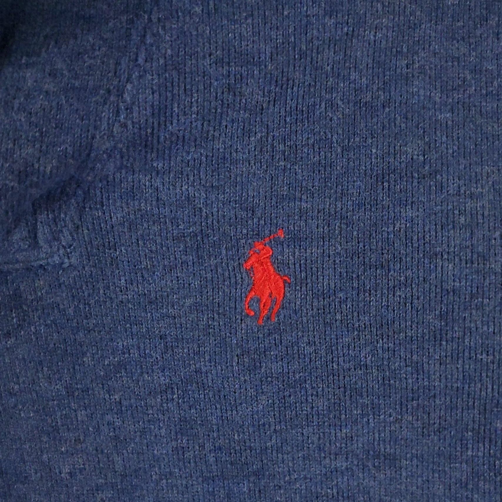 Ralph Lauren Ralph Lauren Mens Blue Pullover Sweater Small Pony Logo Collar Cotton Long Sleeve Business Casual Size US S / EU 44-46 / 1 - 2 Thumbnail