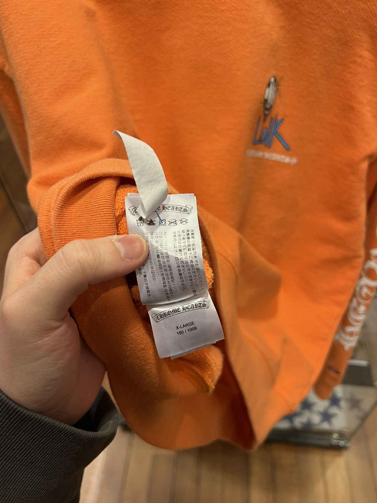 Chrome Hearts Chrome Hearts Matty Boy ‘Link’ Crewneck Sweatshirt Orange Size US XL / EU 56 / 4 - 7 Thumbnail