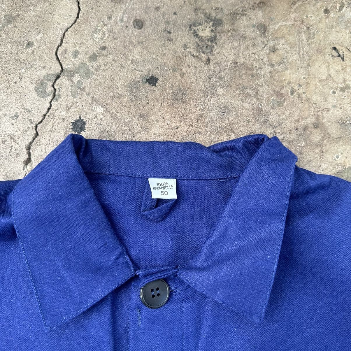 Le Laboureur Vintage 80s French Workwear Sanfor Chore Jacket Size US M / EU 48-50 / 2 - 5 Thumbnail