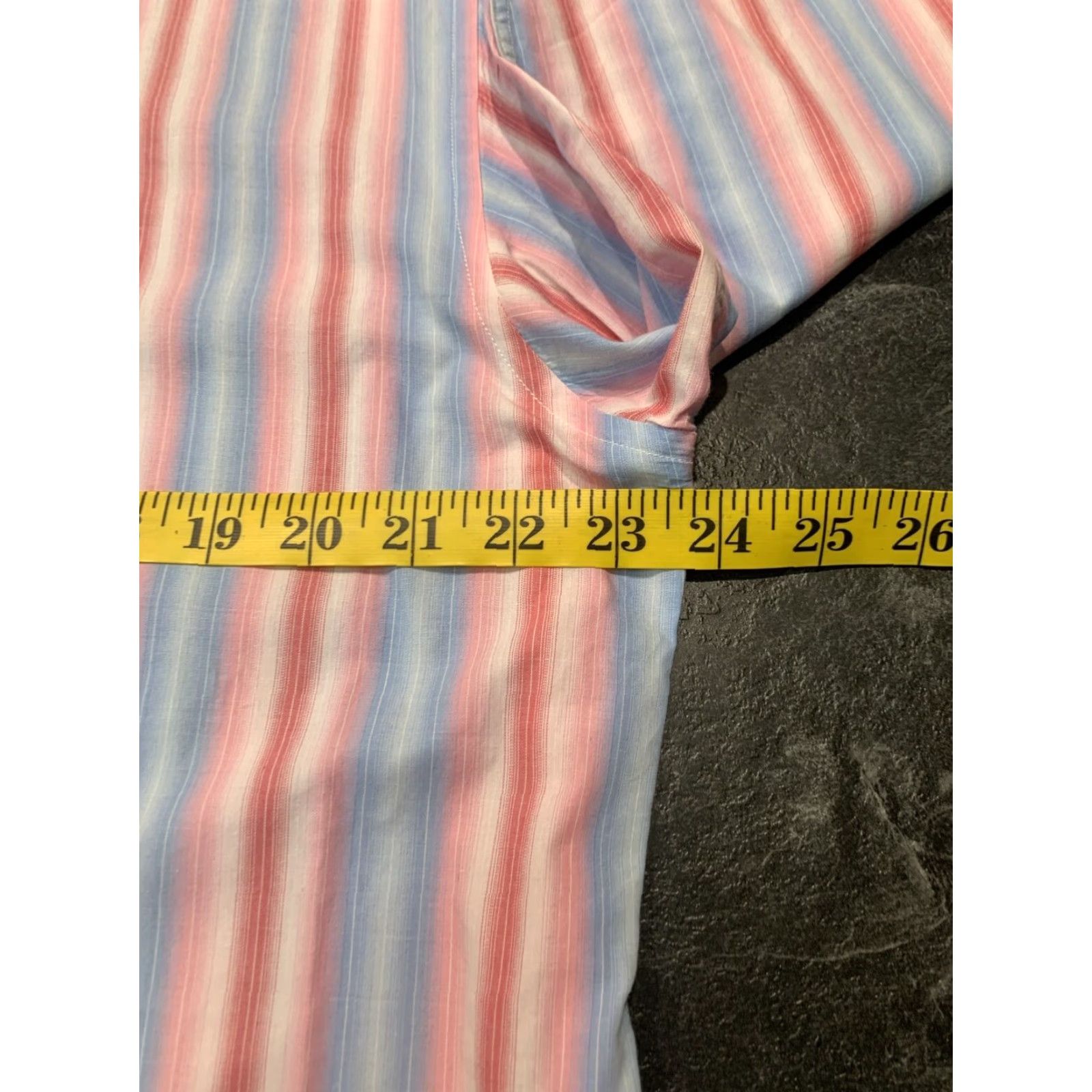 Pinko TULLIANO Shirt Men Large L Casual Button-Up Long Sleeve Striped Pink Cotton Size US L / EU 52-54 / 3 - 7 Thumbnail