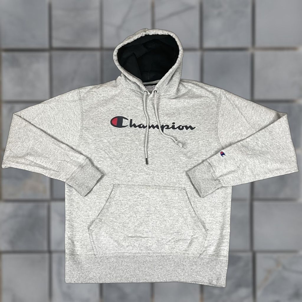 Champion VINTAGE Champion Hoodie Adult Medium Gray Mens M Hoodie USA Theme Sportswear Athletic Casual Size US M / EU 48-50 / 2 - 1 Thumbnail