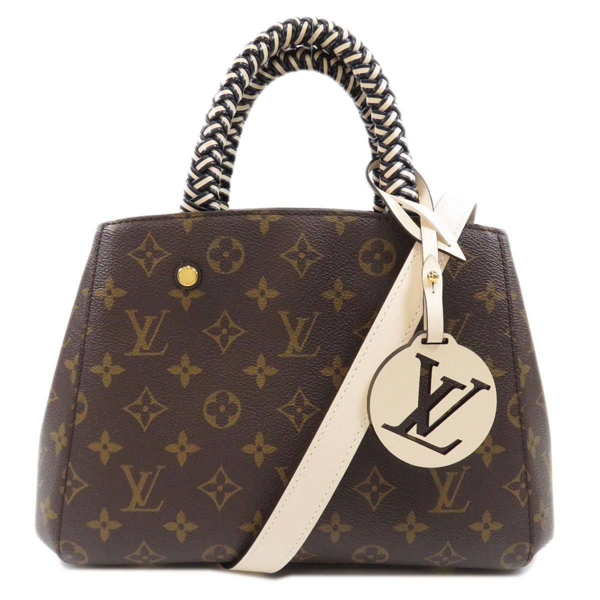 Louis Vuitton Montaigne BB Monogram Handbag Monogram Canvas