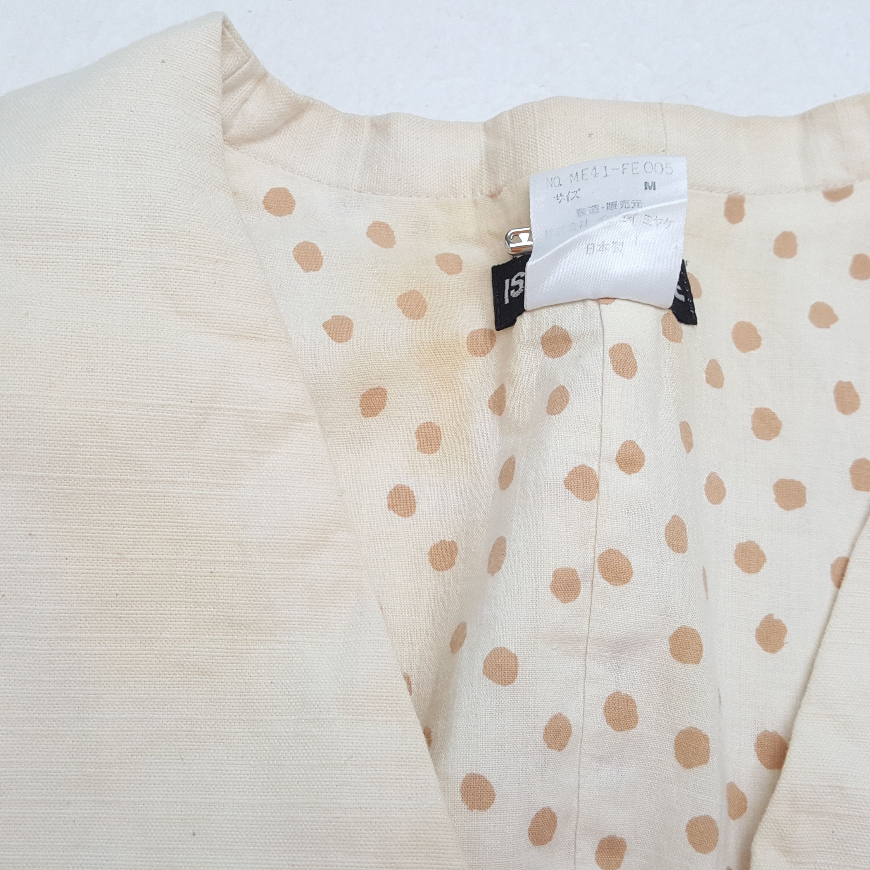 Designer × Issey Miyake × Vintage ISSEY MIYAKE Vest Japanese Designer Fashion Style Size 40S - 6 Thumbnail