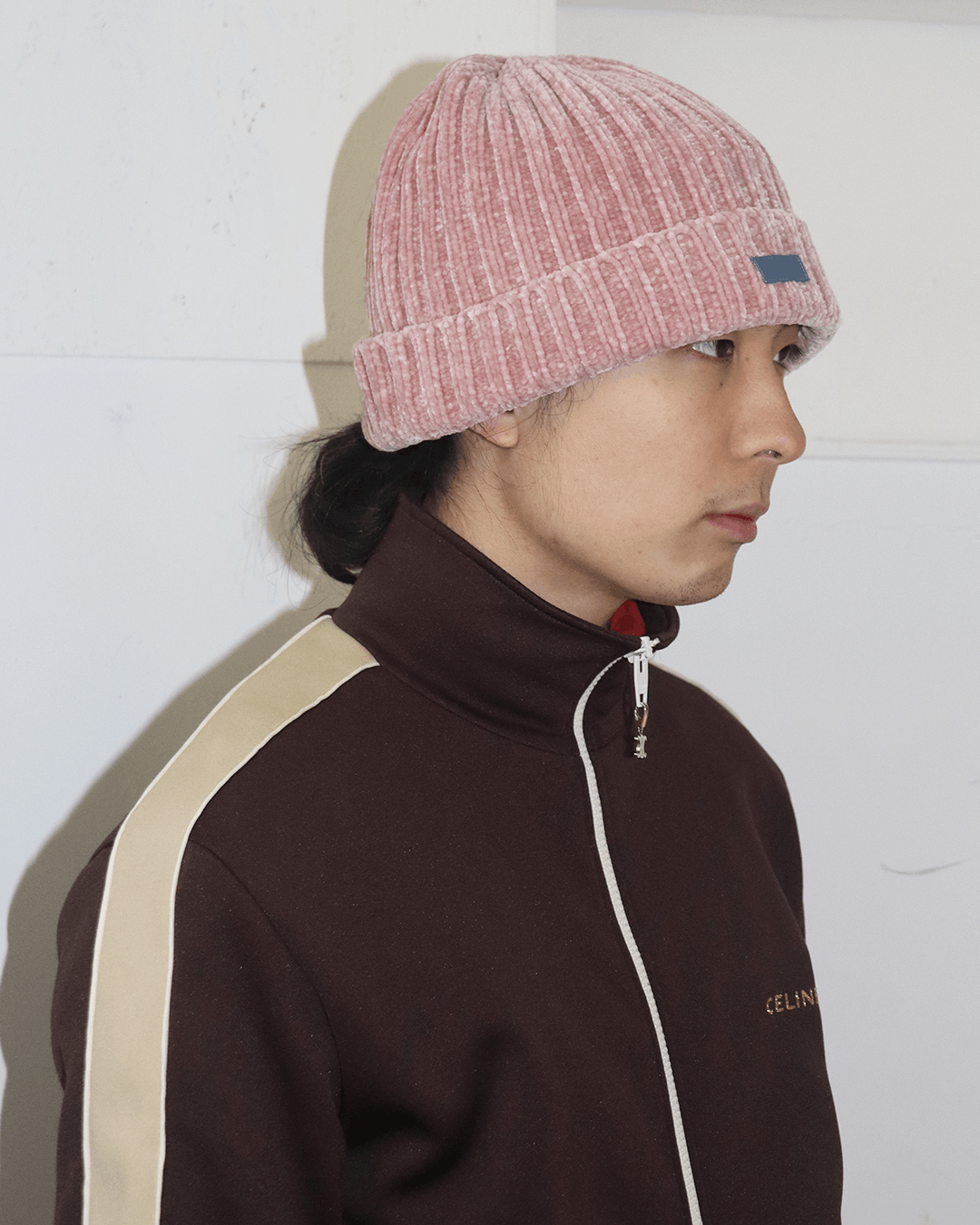 Kith Kith AW20 Chenille Beanie_Pale Mauve Size ONE SIZE - 3 Thumbnail