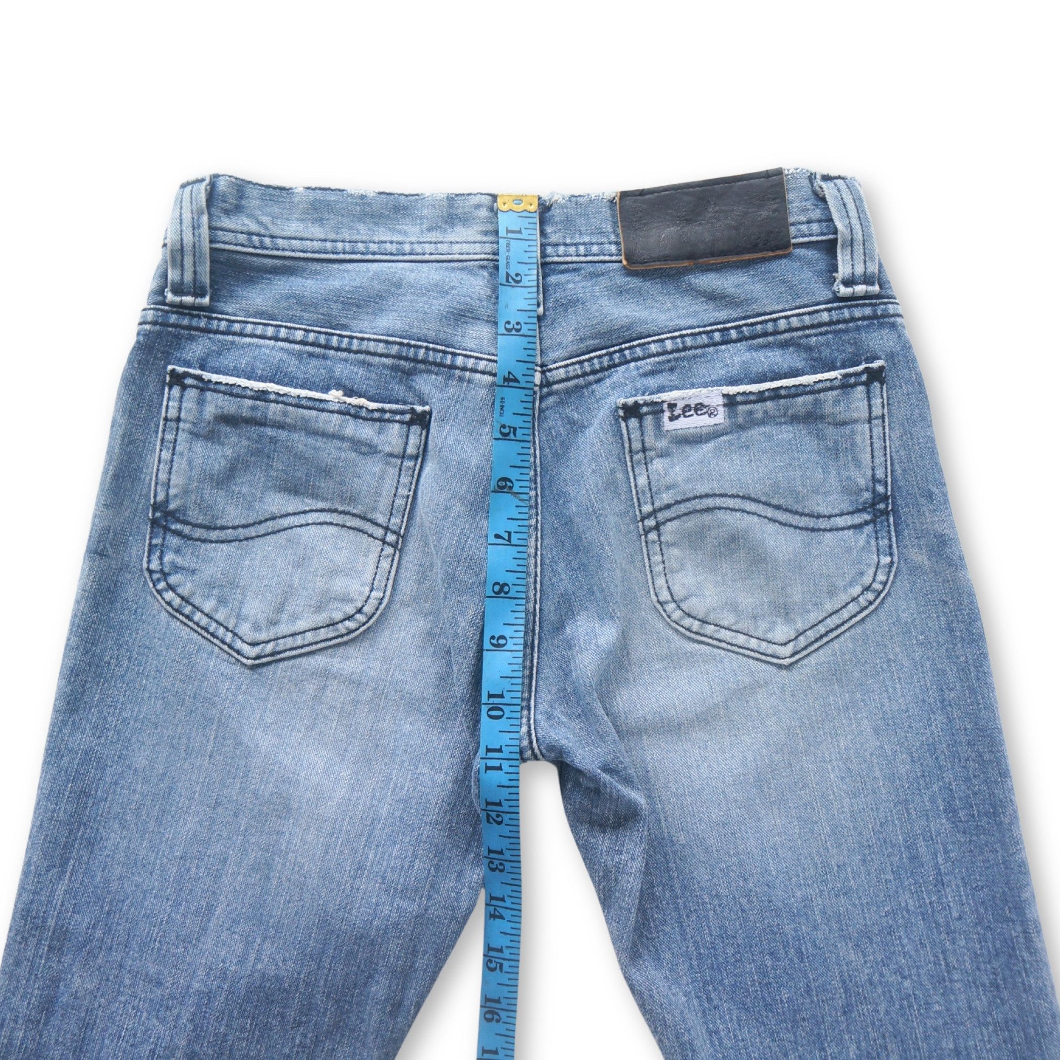 Lee Lee Flare Blue Jeans Made in Japan Size US 27 - 10 Thumbnail
