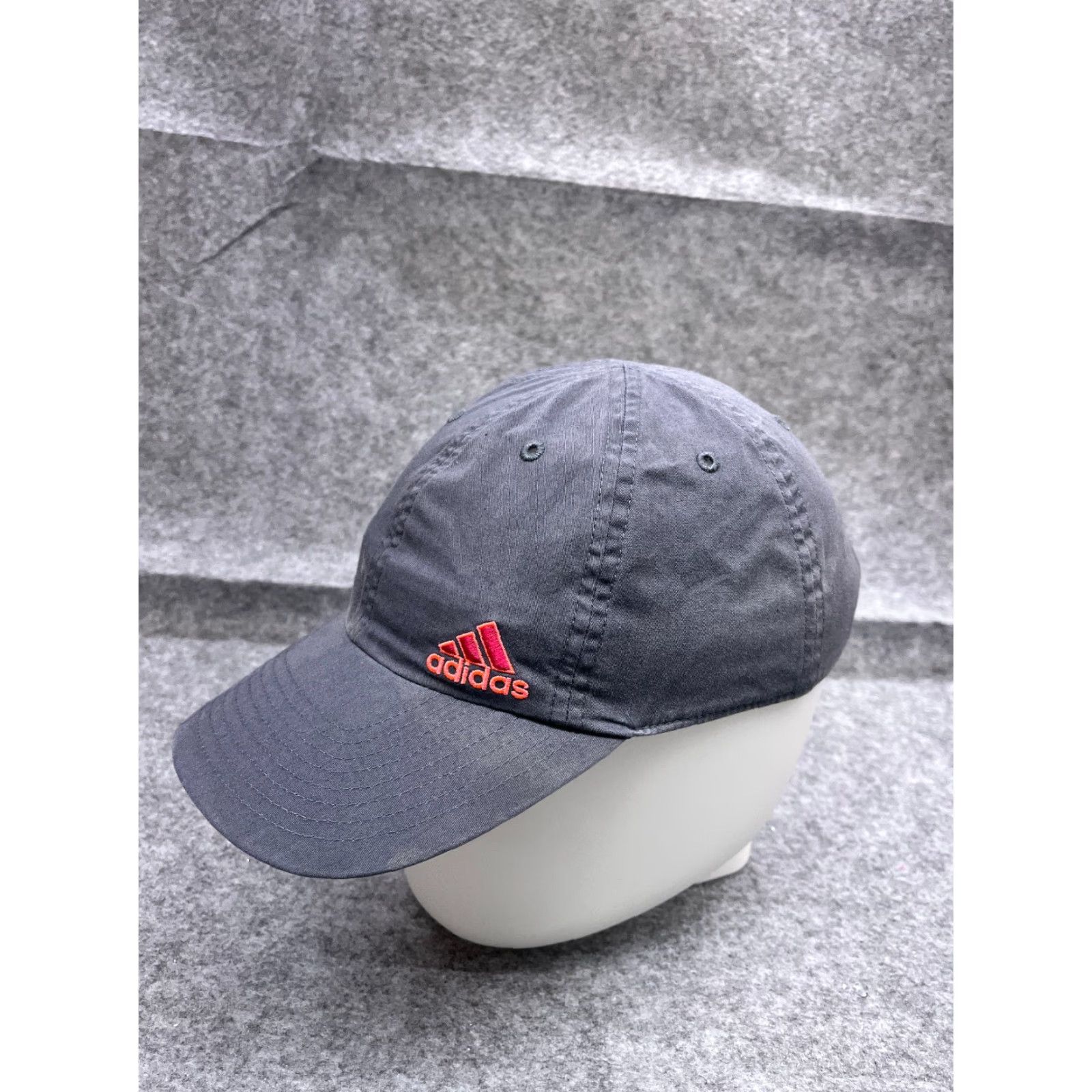 Adidas ADIDAS Hat Cap One Size Adult Gray Cotton Polyester Climalite Adjustable Lightweight Baseball Cap Unisex Mens Womens Sports Outdoor Cap Size ONE SIZE - 4 Thumbnail