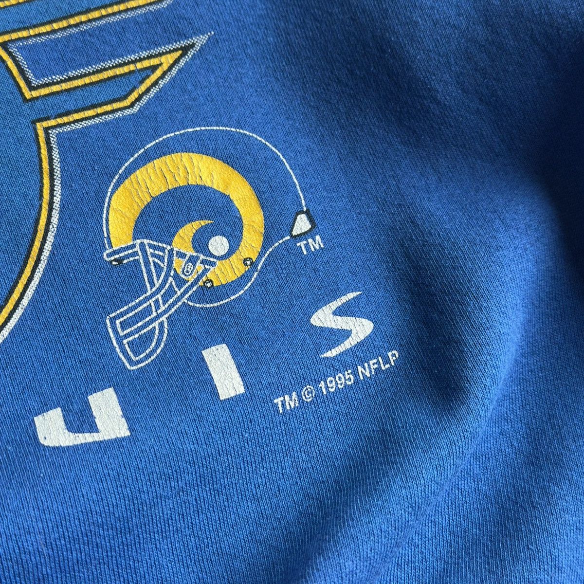 Tultex Vintage 1995 Tultex St. Louis Rams Crewneck Sweatshirt Size US M / EU 48-50 / 2 - 6 Thumbnail