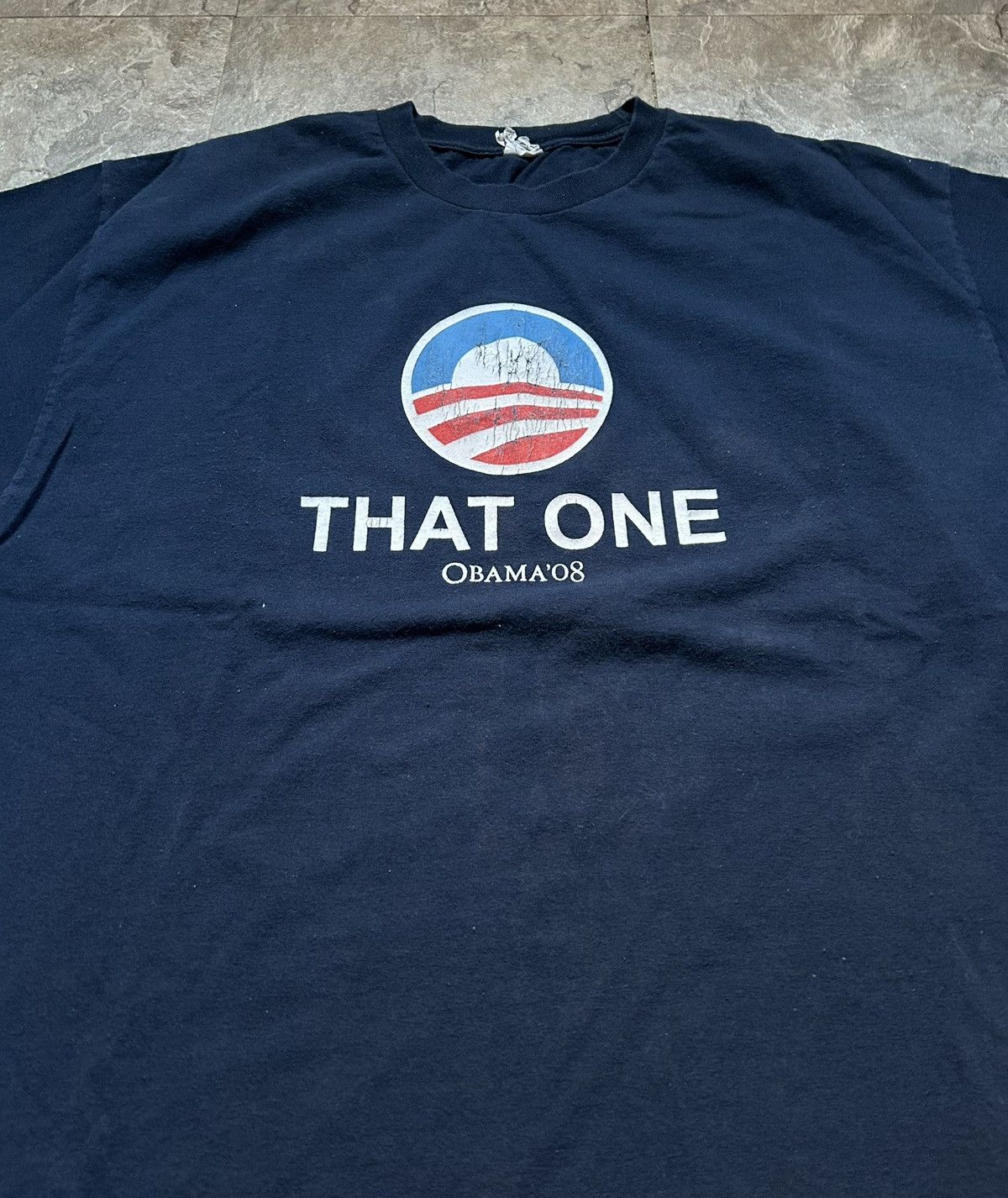 Vintage OBAMA TEE Size US L / EU 52-54 / 3 - 2 Thumbnail