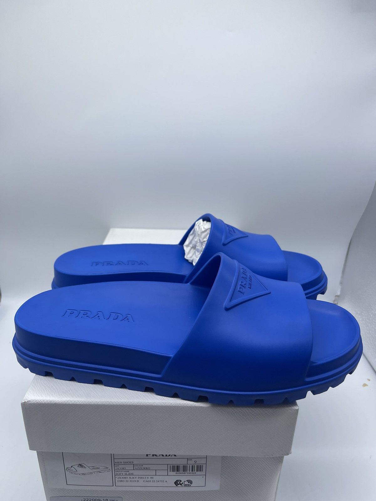 Prada Prada rubber sliders Size US 9 / EU 42 - 2 Thumbnail