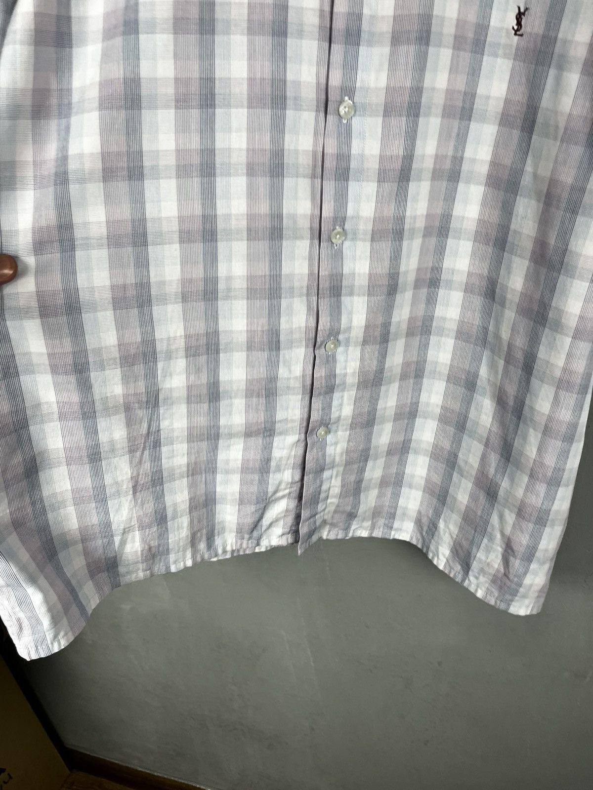 Yves Saint Laurent YSL rare button shirt vintage 90s size XL Size US XL / EU 56 / 4 - 7 Thumbnail