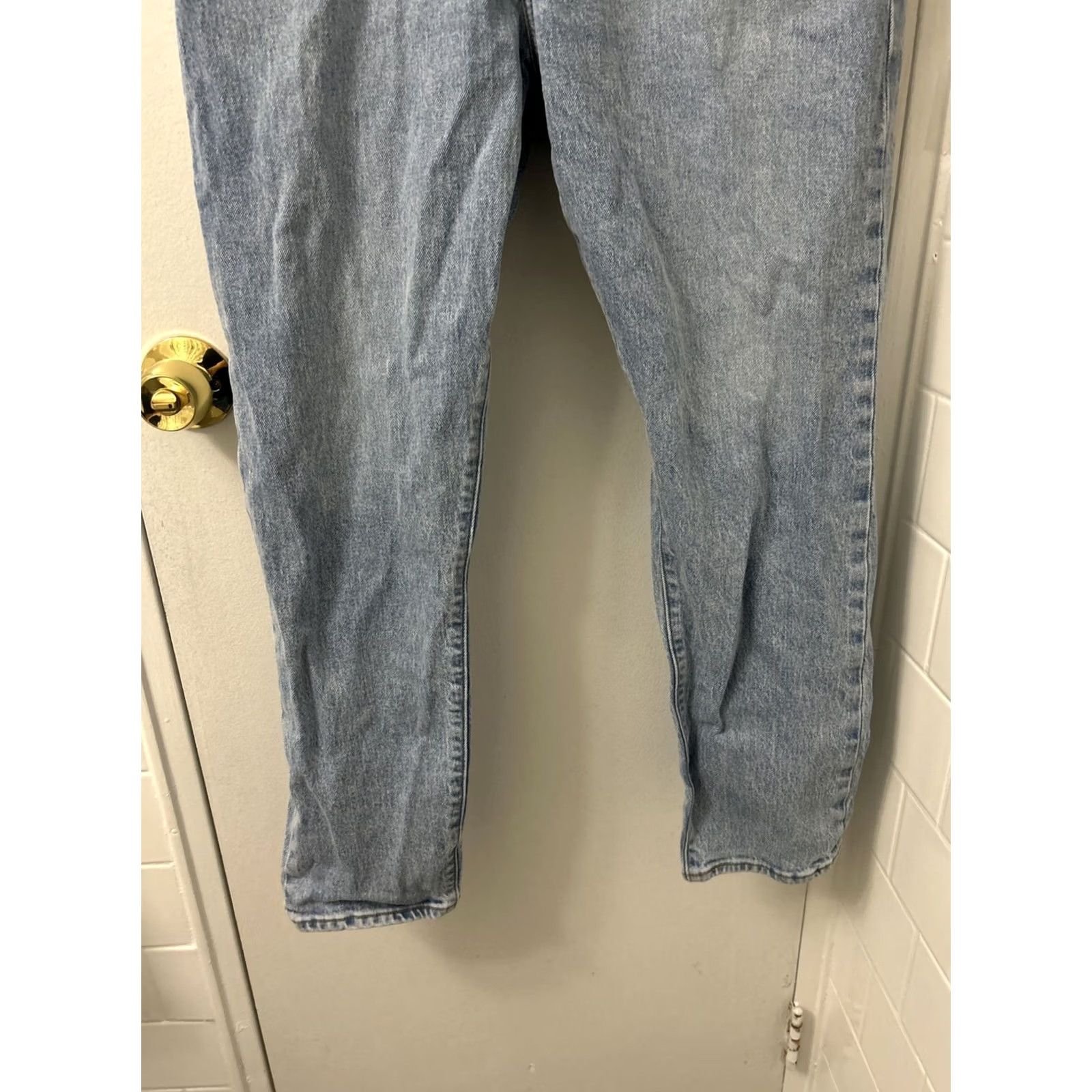 Levi's Levi's Premium Jeans Womens 33x27 Blue Straight Fit Button Zipper 5-Pocket Denim Wedgie Retro Slim Stretch N/A Size 24" / US 00 / IT 34 - 3 Thumbnail