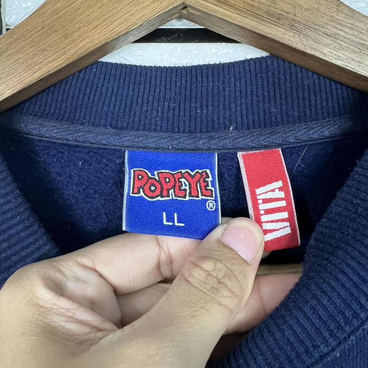 Vintage POPEYE THE SAILORMAN Graphic Crewneck Sweatshirt #3983-C181 Size US L / EU 52-54 / 3 - 10 Thumbnail