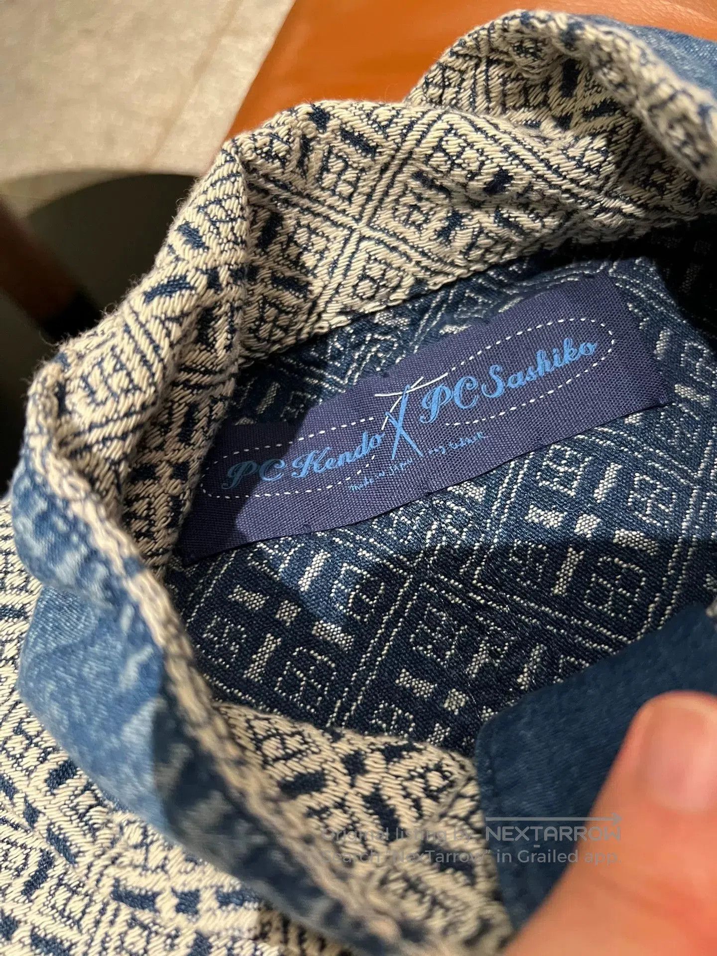 Porter Classic Porter Classic Kogin Pattern Zipper Jacket. Size US L / EU 52-54 / 3 - 2 Thumbnail