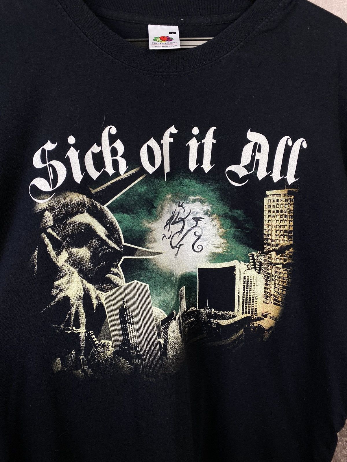 Band Tees Vintage 90s SICK OF IT ALL band tee hardcore punk Size US L / EU 52-54 / 3 - 3 Thumbnail