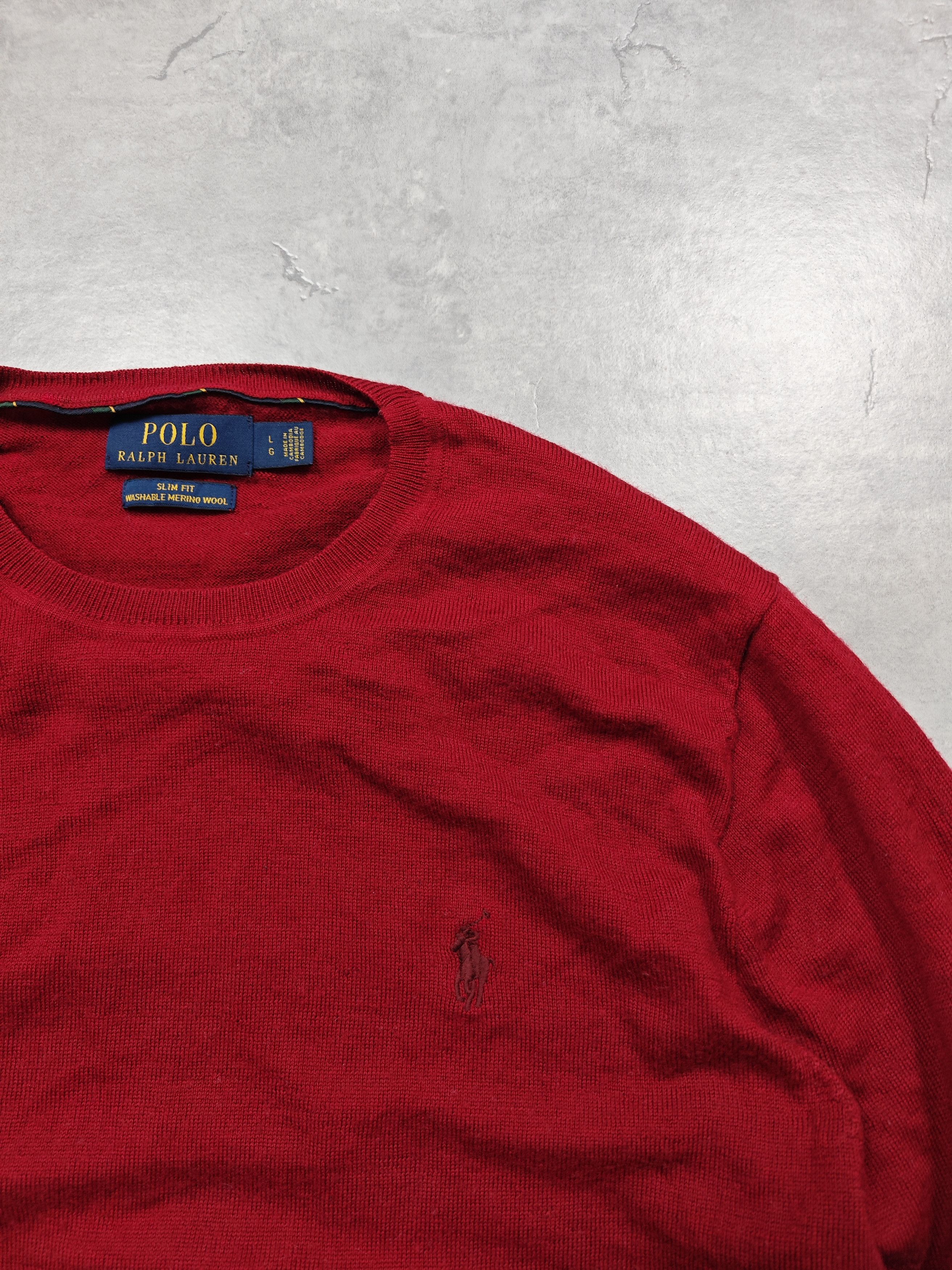 Polo Ralph Lauren Polo Ralph Lauren Wool Sweater Size US L / EU 52-54 / 3 - 2 Thumbnail