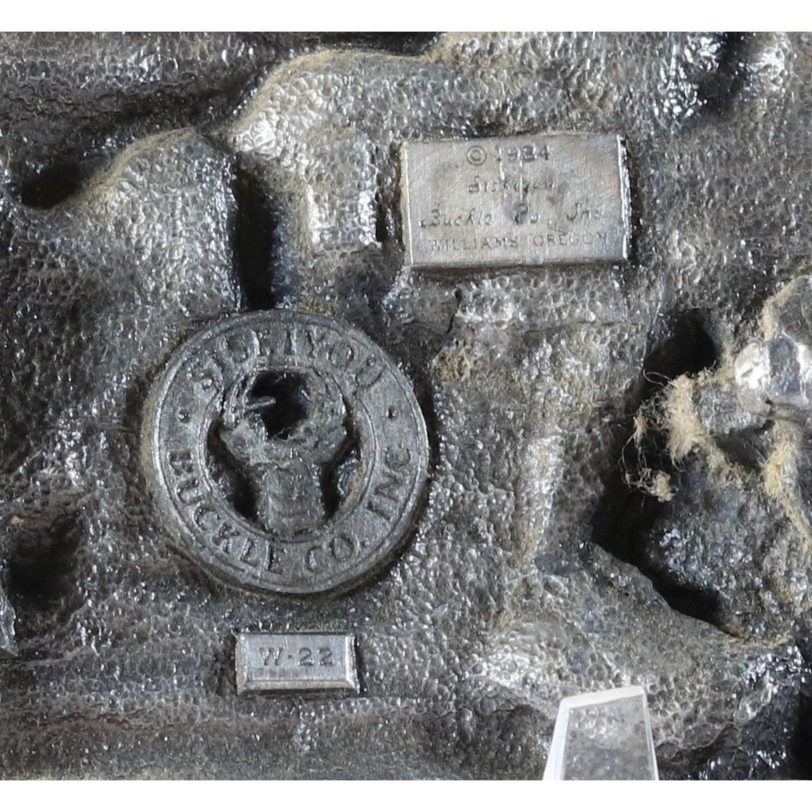 Vintage Belt Buckle Missouri Banjo Horse Cabin Solid Metal Buckle 19 Size ONE SIZE - 3 Thumbnail