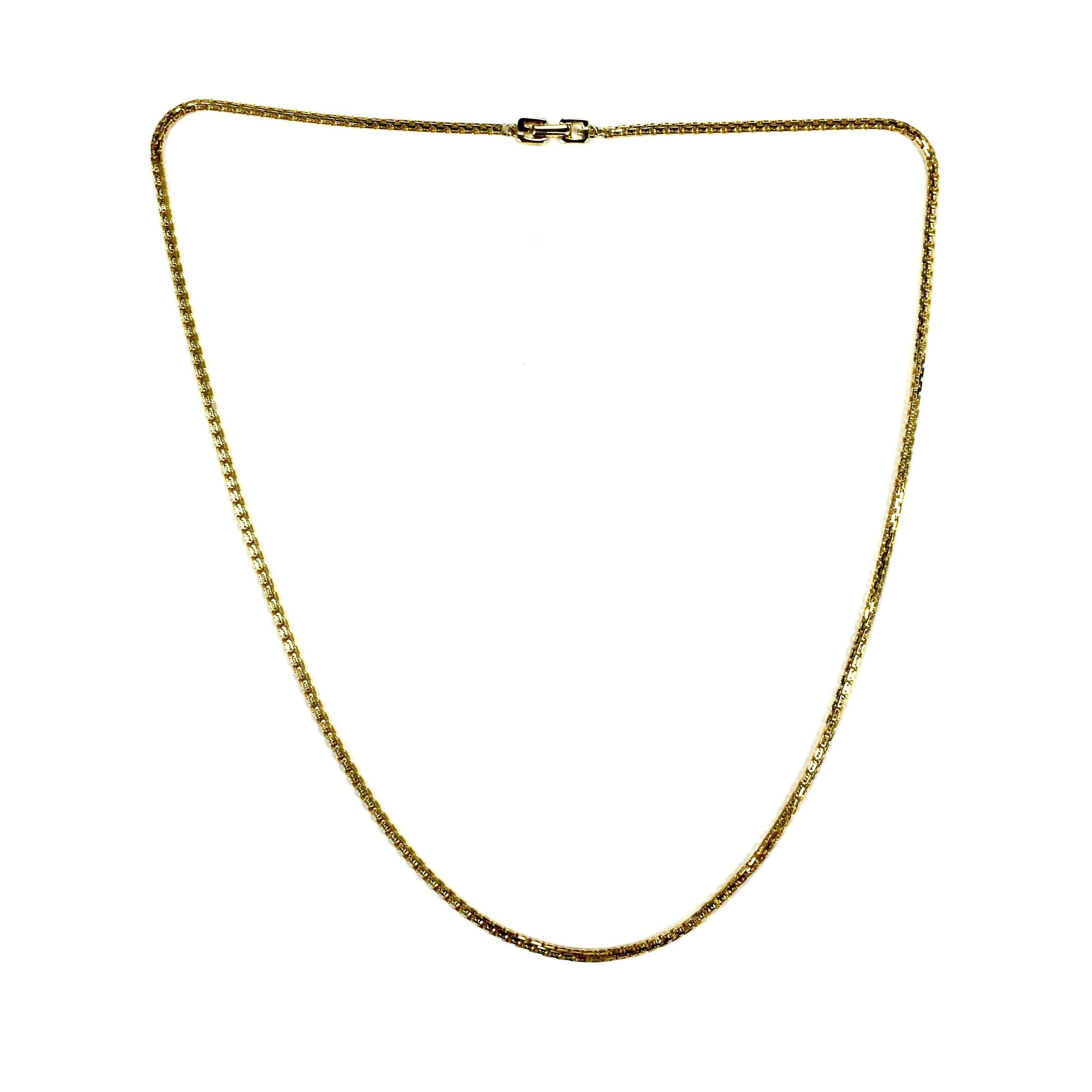 Givenchy Givenchy 30" Gold Box Chain Necklace Size ONE SIZE - 1 Preview