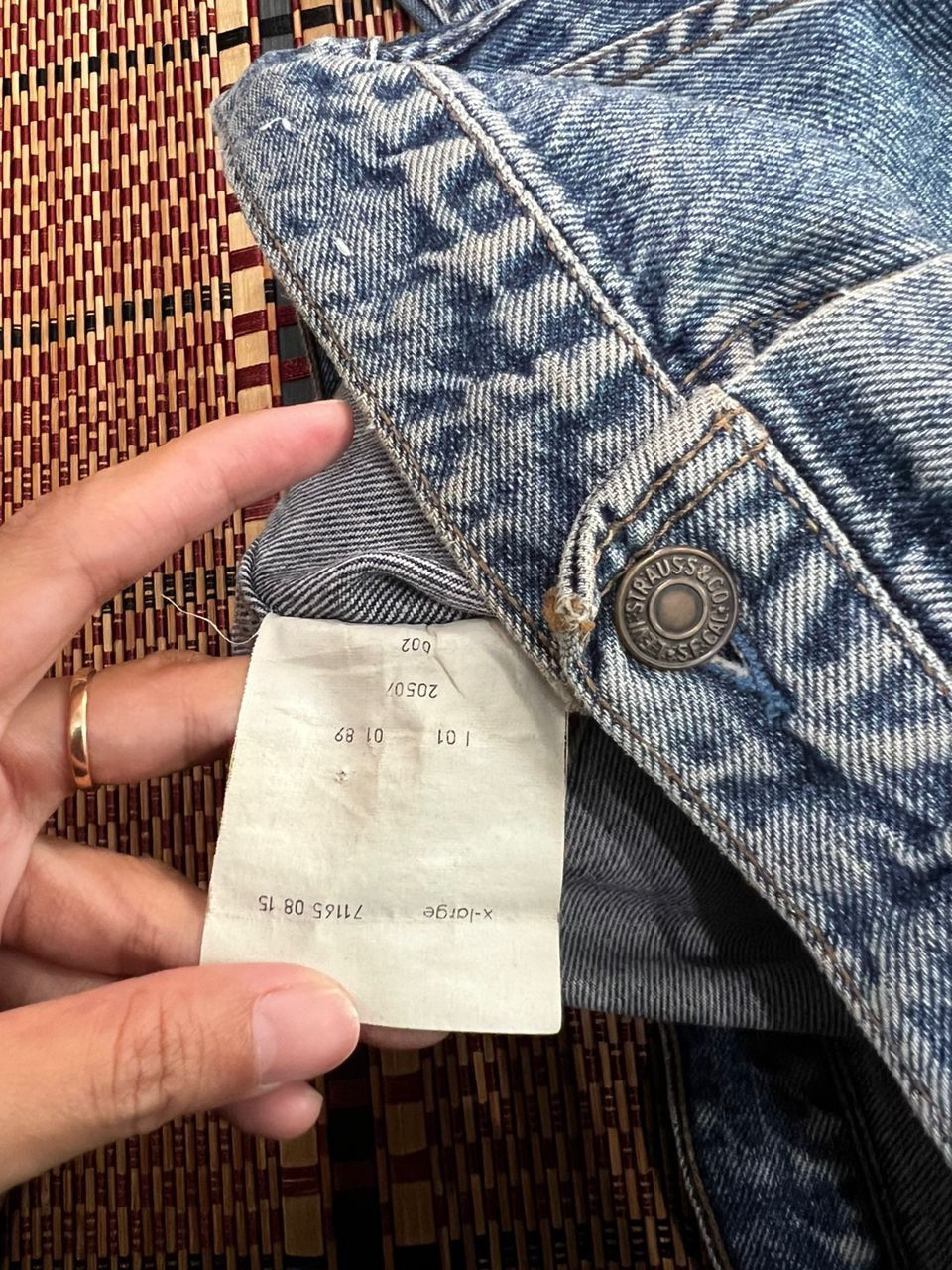 Levi's × Vintage Vintage Levis 71165 Jacket Distressed Size US XL / EU 56 / 4 - 12 Thumbnail