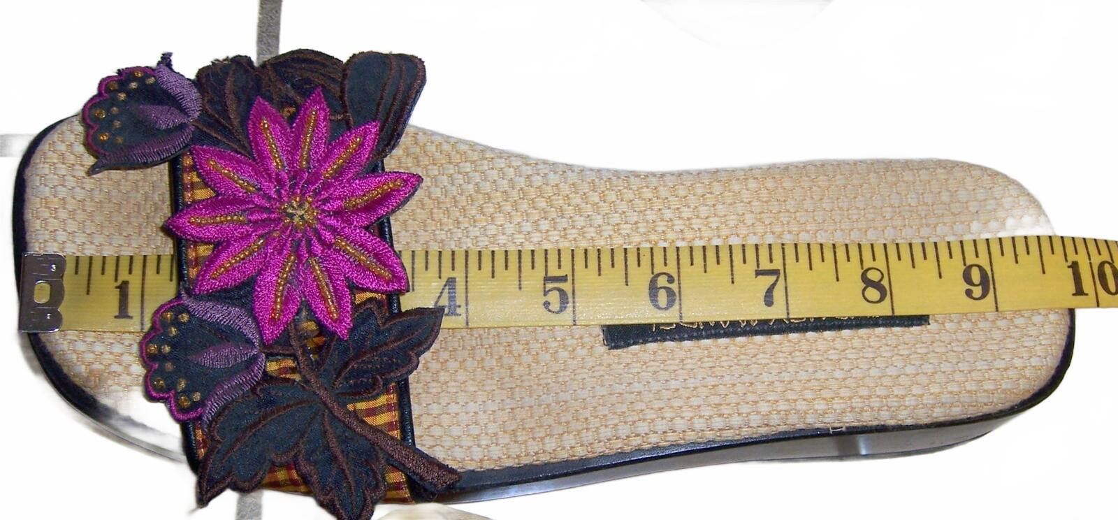 Other Cydney Mandel Handmade Slides - Embroidered Flowers - US 8 Size US 8 / IT 38 - 7 Thumbnail