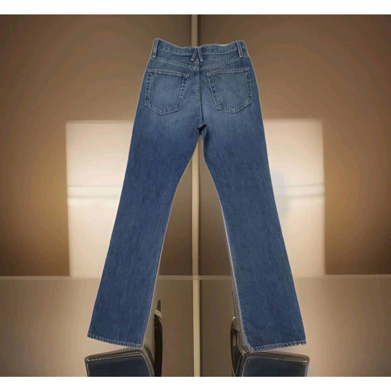 SLVRLAKE SLVRLAKE Jade High Rise Boot Cut Jeans Wash Endless Highway Size 27" / US 4 / IT 40 - 8 Thumbnail