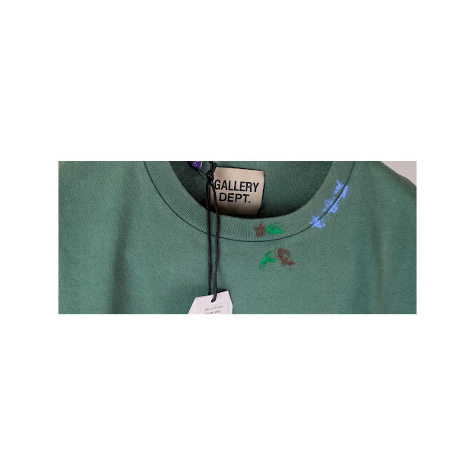 Gallery Dept. o1rshd1 Vintage Logo Painted T-Shirt in Green Size US XXL / EU 58 / 5 - 7 Thumbnail