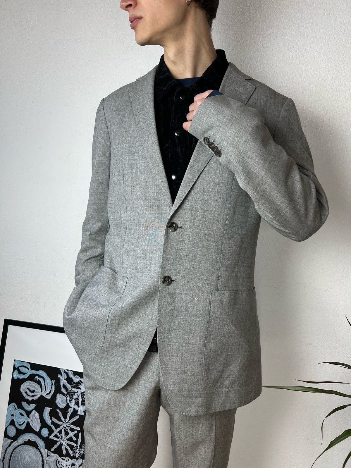 Suitsupply Suitsupply Formal Suit blazer and pants 40-42L vintage Size 40L - 13 Thumbnail