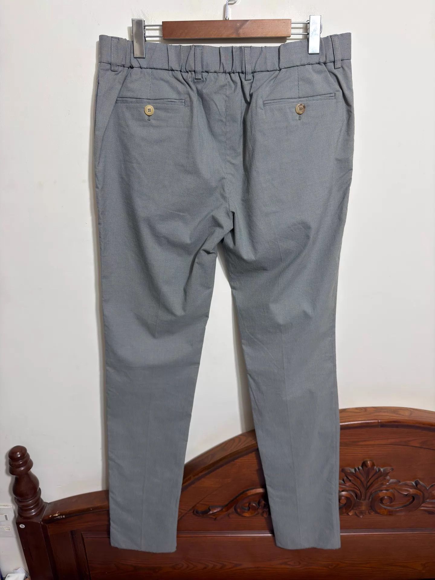 Giorgio Armani Giorgio Armani Slim Fit Houndstooth Chino 54 Size US 38 / EU 54 - 2 Thumbnail