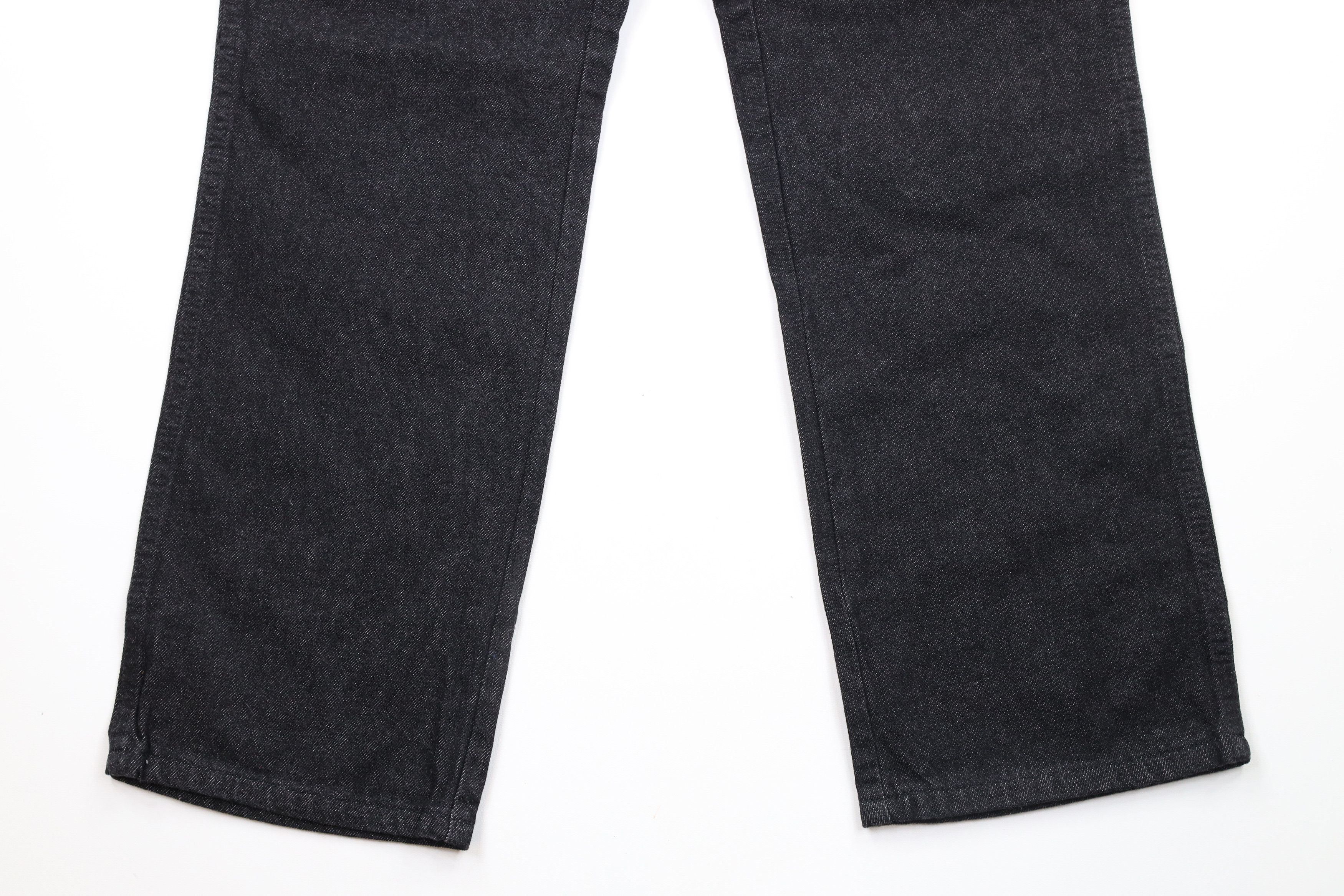 Vintage Vintage 90s Big Ben Wide Leg Denim Jeans Black Cotton Size US 38 / EU 54 - 4 Thumbnail