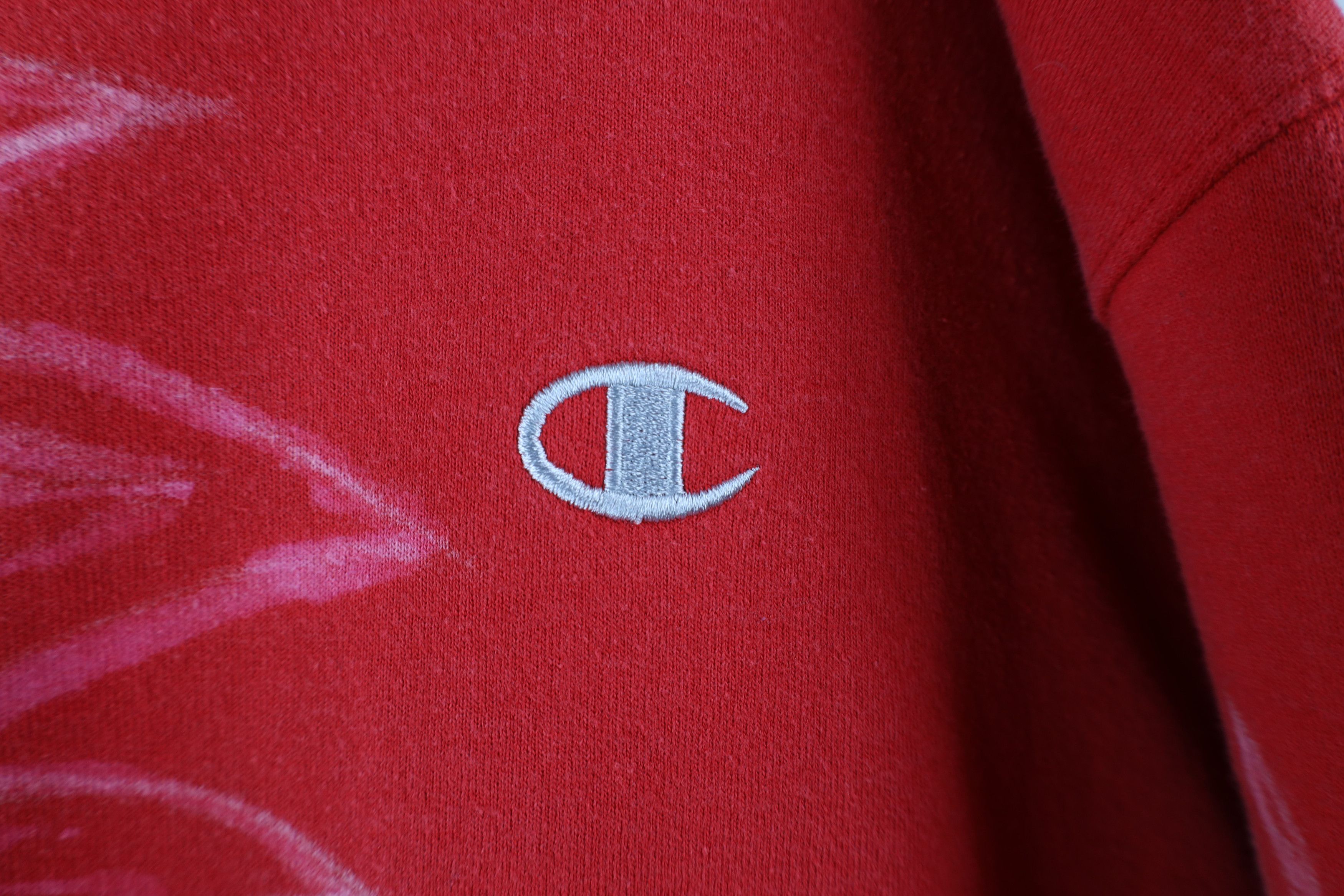 Champion × Vintage Vintage Champion Dragon Ball Z Goku Fire Flames Sweatshirt Size US XXL / EU 58 / 5 - 4 Thumbnail