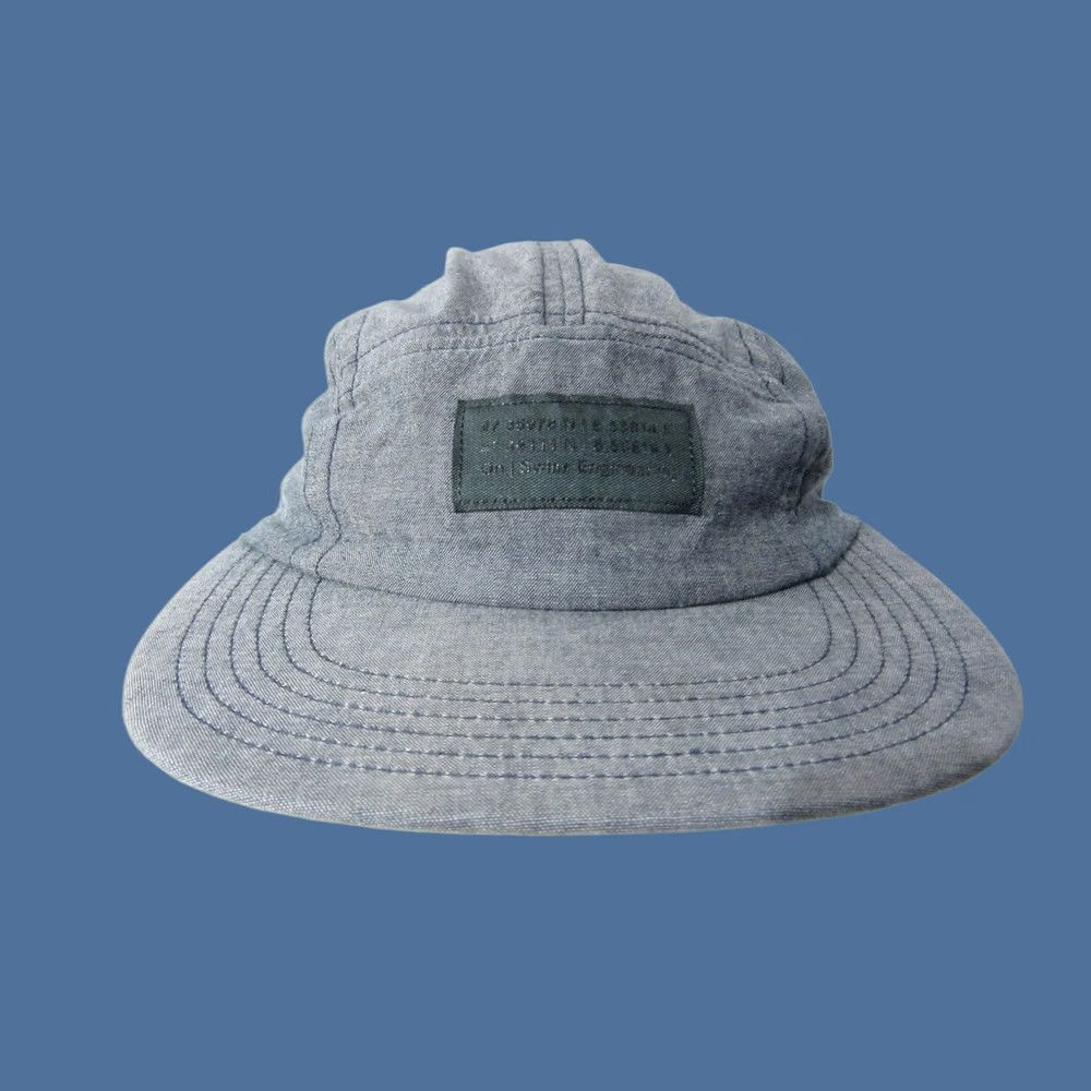Vintage On Running Hat Cap 5 Panel Gray Athletic Outdoor Lightweight Strap Back Size ONE SIZE - 1 Thumbnail