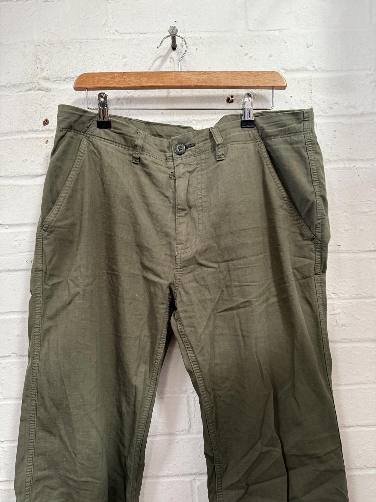 Superdry Superdry Men's Khaki Chino Pants Size US 32 / EU 48 - 3 Thumbnail
