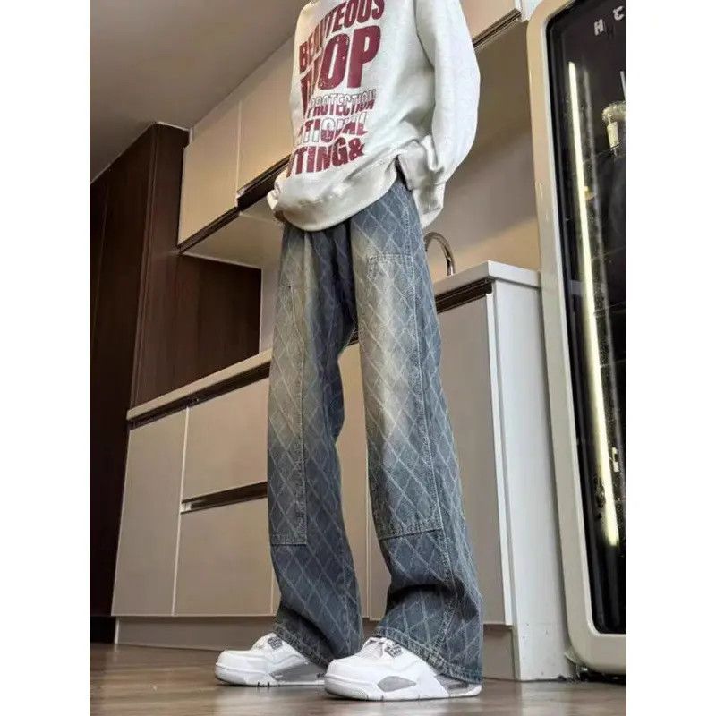 Retro straight leg micro flared jeans