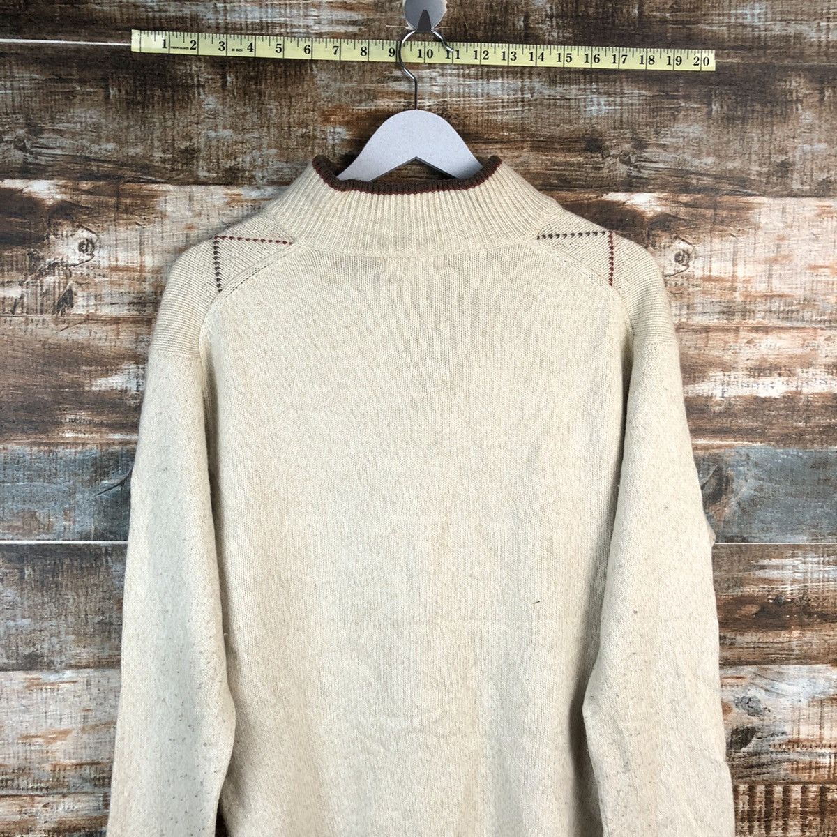 Homespun Knitwear × Japanese Brand Simple Life Brown vintage Knitwear #A2194 Size US L / EU 52-54 / 3 - 13 Thumbnail