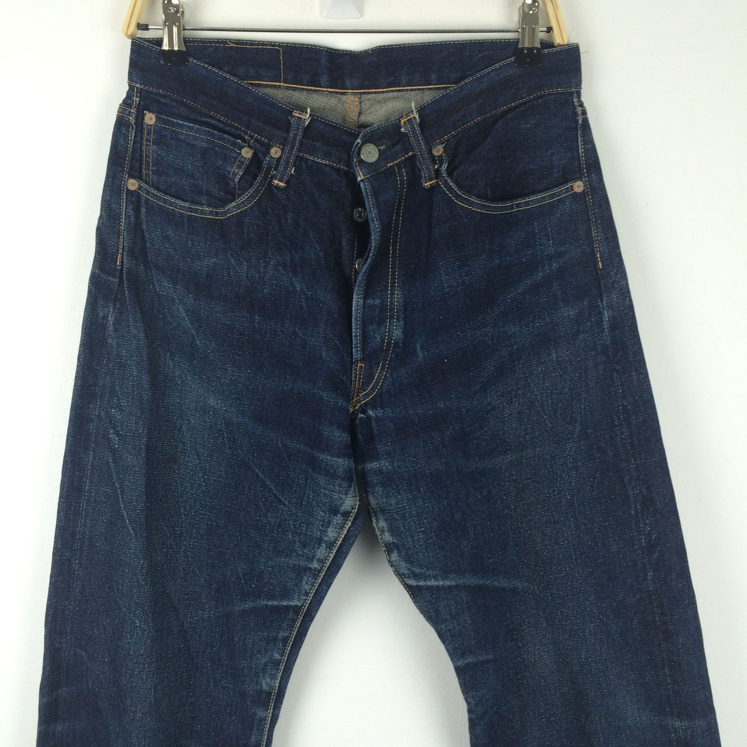Japanese Brand x173 G.&I.P CUSTOM MADE JAPANESE JEANS SELVEDGE DISTRESSED Size US 31 - 4 Thumbnail