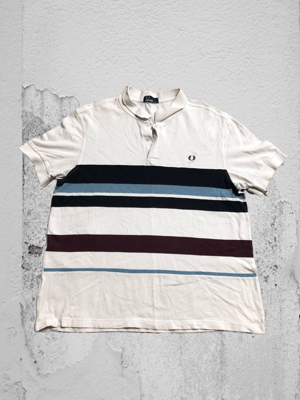 Fred Perry Fred Perry Striped Rare Polo Shirt CASUAL STREETWEAR Size US XXL / EU 58 / 5 - 1 Thumbnail