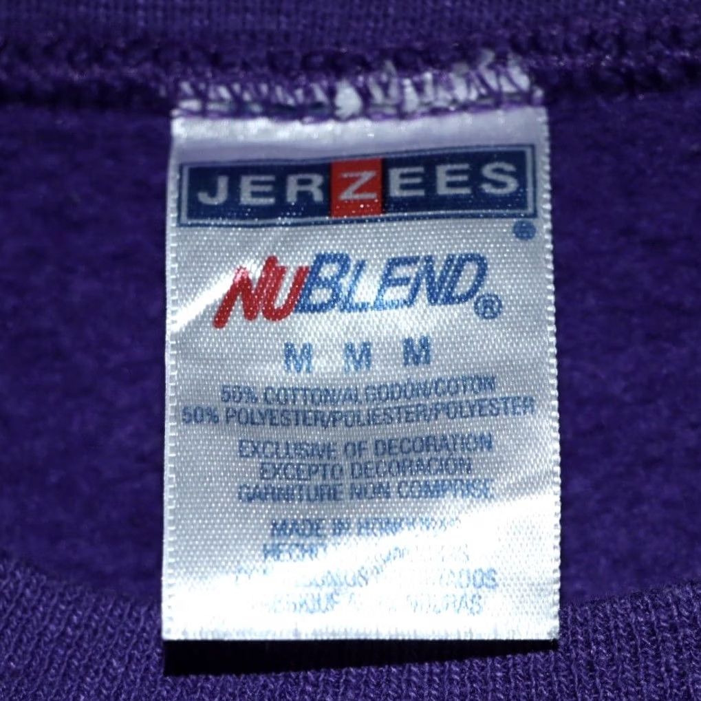 Vintage VINTAGE Ashland University Eagles Sweatshirt Mens Purple Pullover Nublend M - Crew Neck, Long Sleeve, Cotton Blend, Machine Washable Size US M / EU 48-50 / 2 - 4 Thumbnail