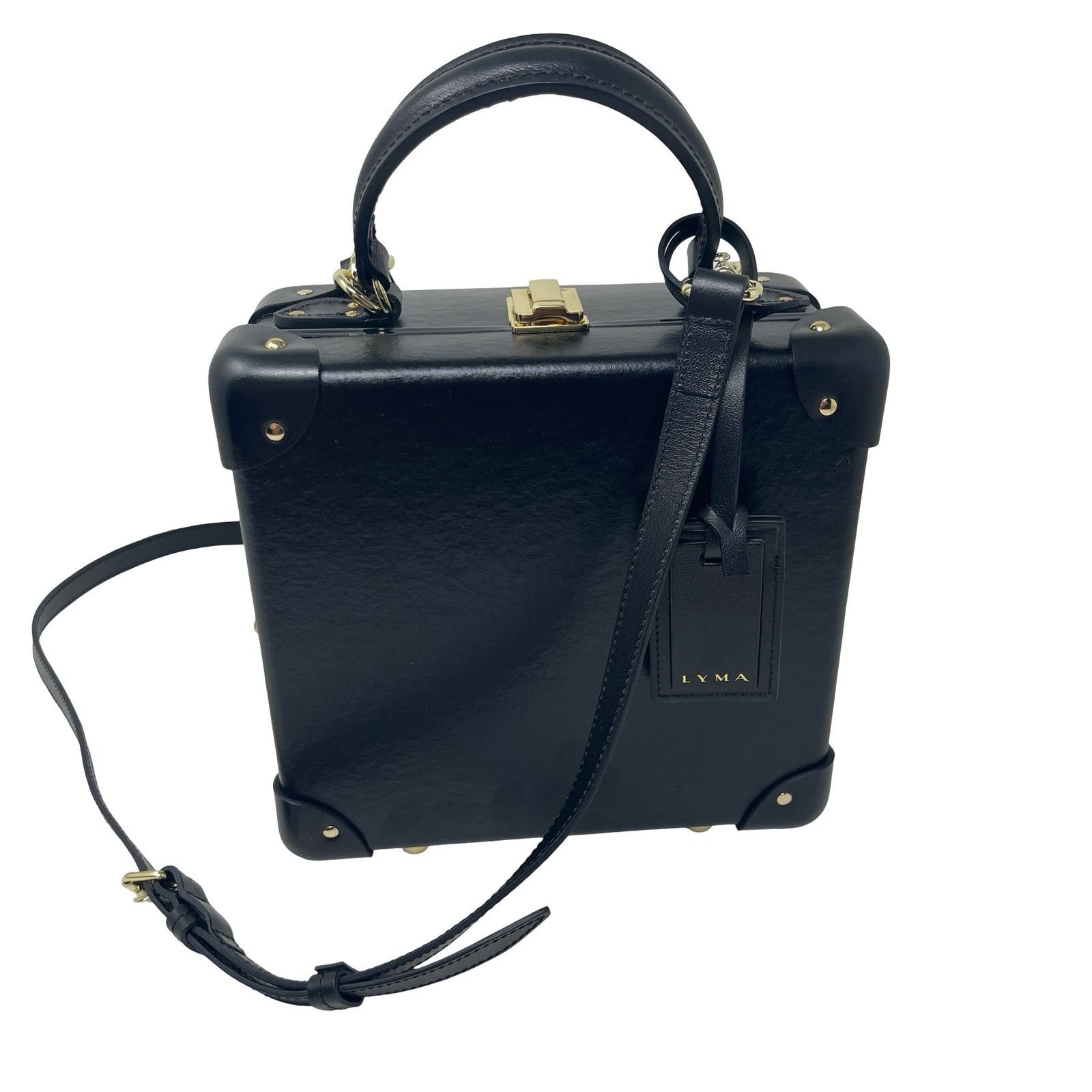 Other Globe Trotter The Centenary London Square Bag Black & Gold Size ONE SIZE - 1 Thumbnail